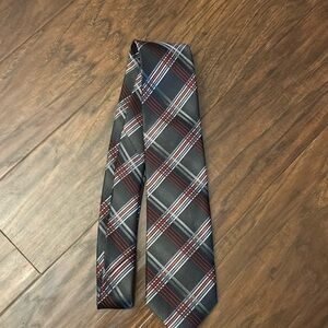 Blue, red and black stripe